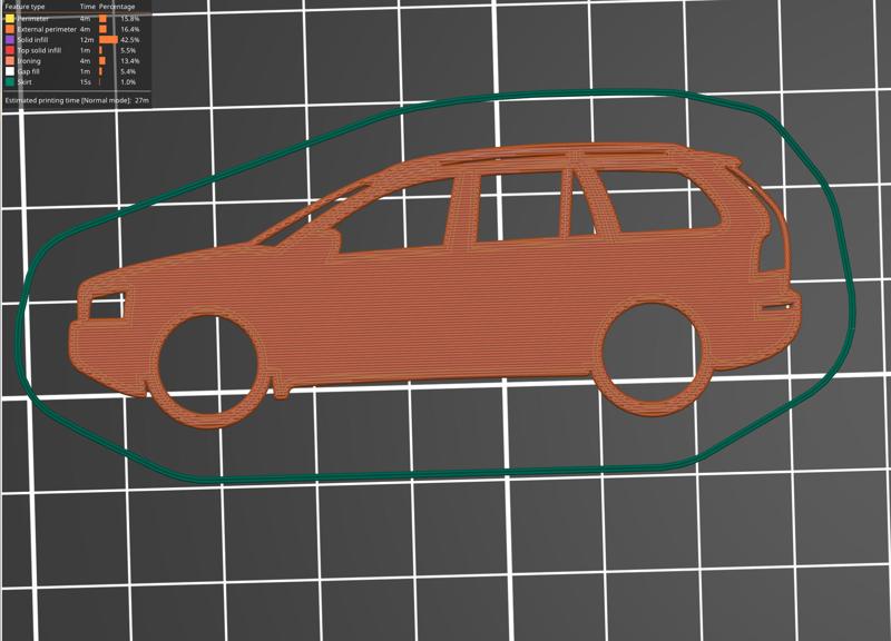 VOLVO XC90 SIDE SILHOUETTE