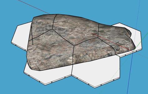 5 Hex Terrain Set 2 - Crawler Course custom modular tiles for 1/16 or smaller rc crawlers