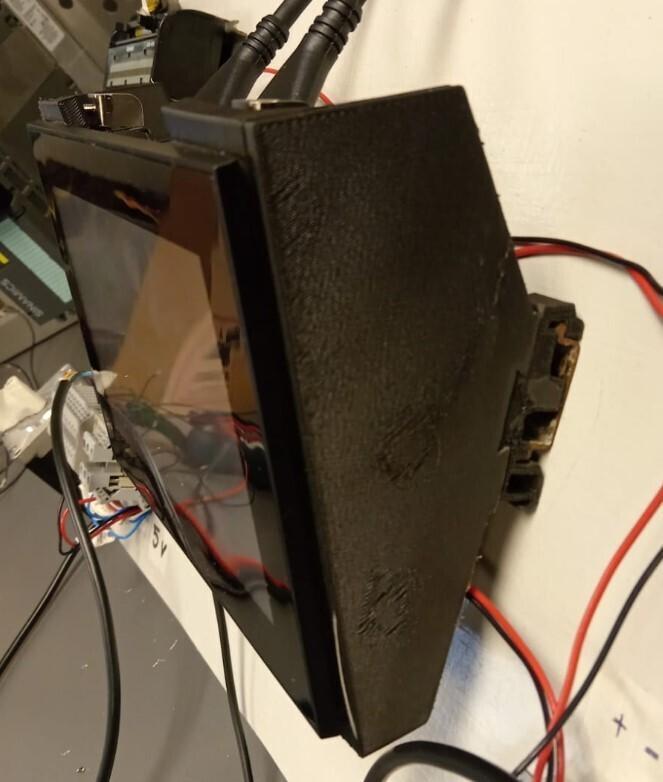 Holder for Autonics Logic panel (DIN3 rail)