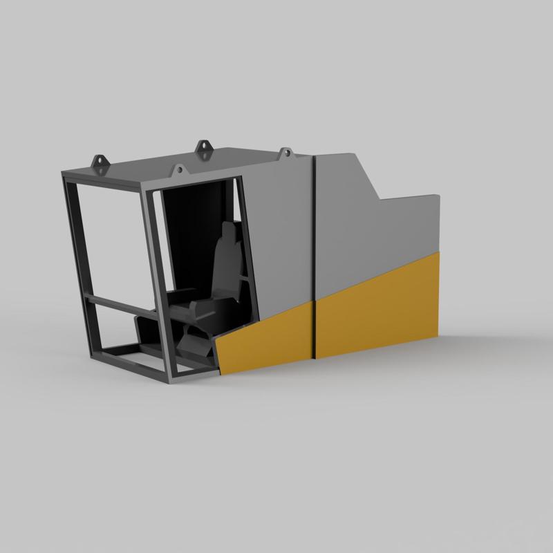 LIEBHERR new CAB - tower crane - 1/50