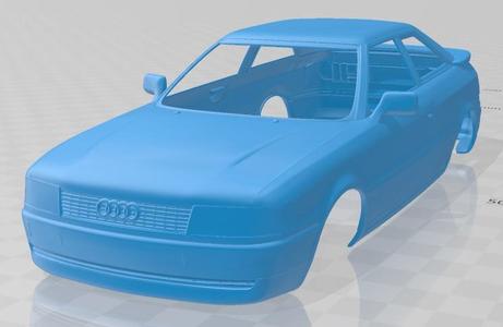Audi Coupe (8B) 1988 Printable Body Car