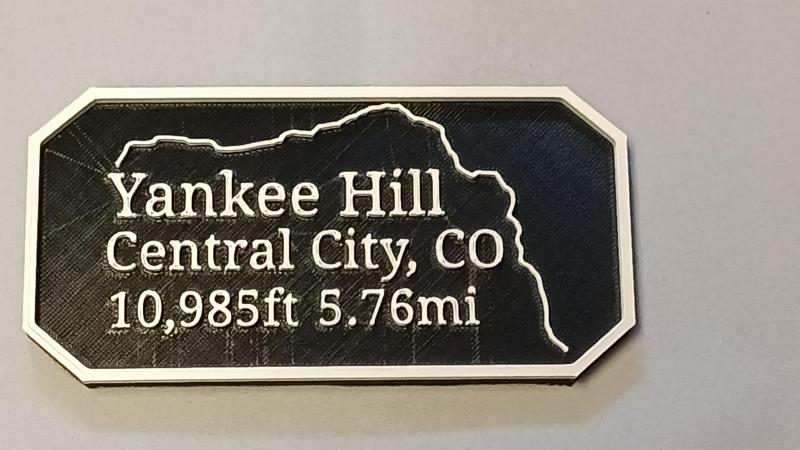 Maverick's Trail Badge Yankee Hill Central City Colorado