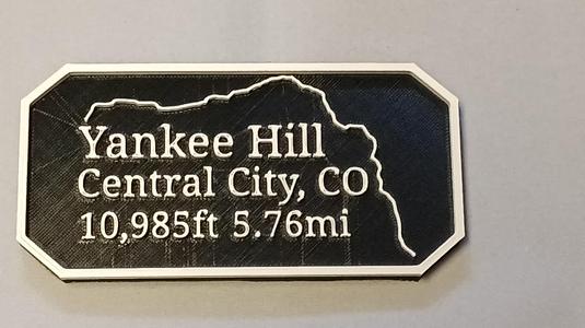Maverick's Trail Badge Yankee Hill Central City Colorado