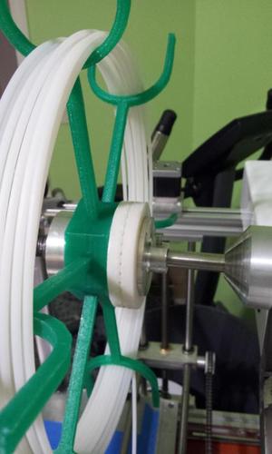 filament always tended - skein controlled rotation
