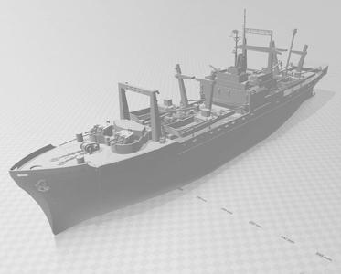 RC Scale USS St. Louis LKA 116 - Charleston Class Amphibious Cargo Ship