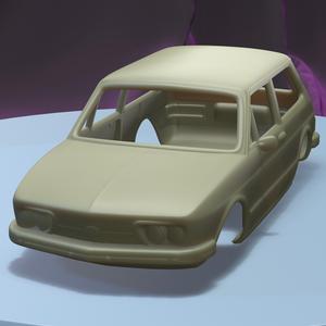 VOLKSWAGEN BRASILIA 1973 (1/24) printable car body