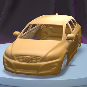 VOLVO XC60 2009  (1/24) printable car body