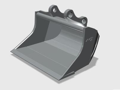 DoubleE EC160 Grading Bucket