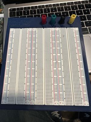 Triple breadboard base with 4 post