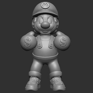 MARIO BROS BOXING DOLLAR