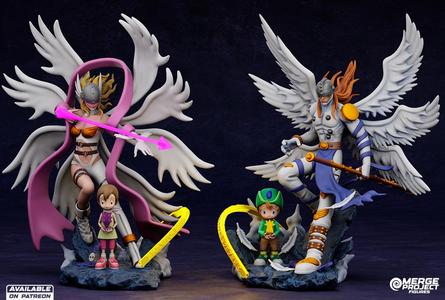 Angemon and Angewomon
