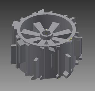 Snow Wheel- Standard 12mm Hex