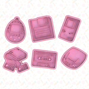 Nostalgia technology cookie cutter set of 6
