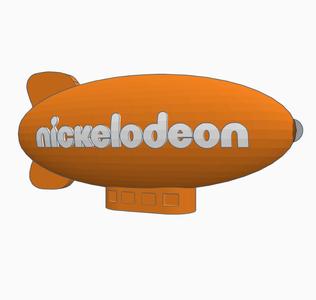 NICKELODEON Blimp by MANIACMANCAVE3D
