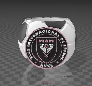 matte soccer ball inter de miami subliplast