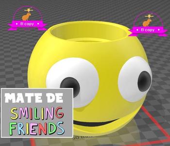 Mate of smiling friends