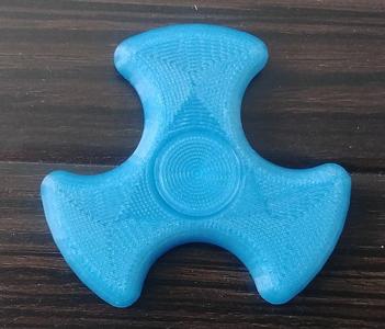 Fidget spinner no bearings single print