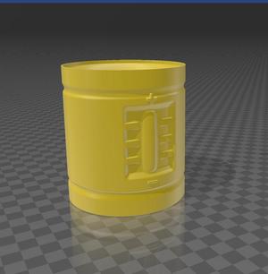 MATE capsula energia MONSTER INC SUBLIPLAST CON AGARRE TRASERO