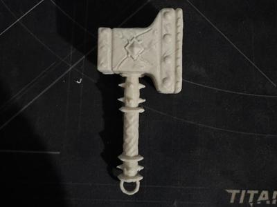 Grimdark Hammer Keychain