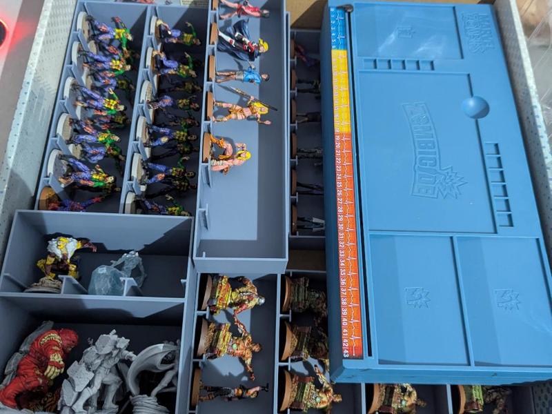 Rangement Zombicide Marvel Zombies Xmen resistance