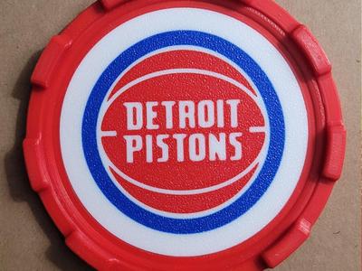 COASTER MASTER INSERT - DETROIT PISTONS