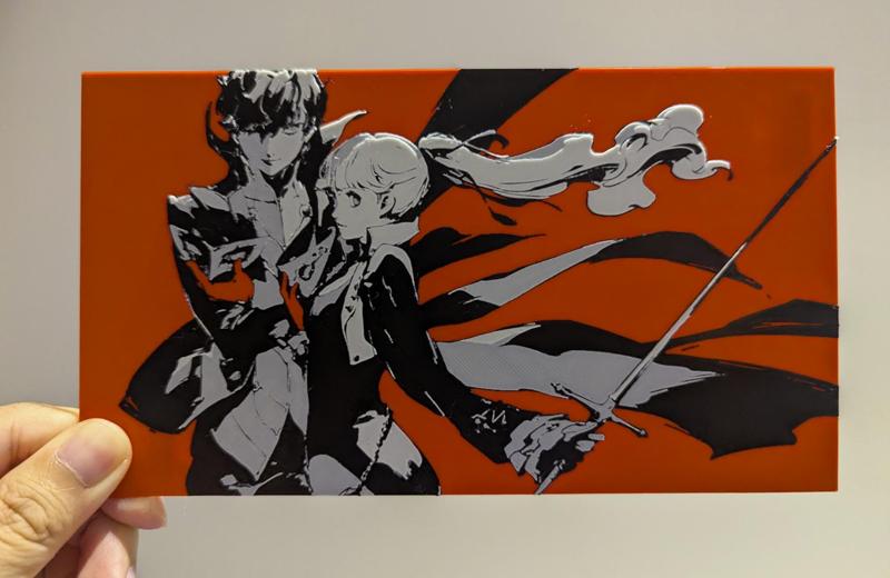 Persona 5 Royal: The Protagonist and Kasumi Yoshizawa's Hueforge