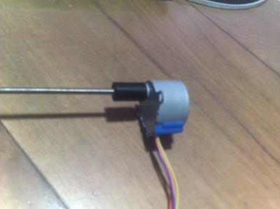 Coupling Step Motor 28BYJ-48 to M4 threaded bar