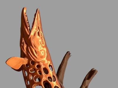 Voronoi Musky with Driftwood.