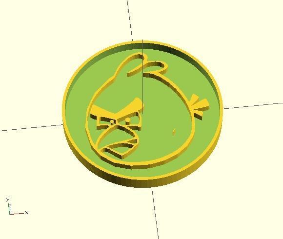 Angry birds cookie cutter