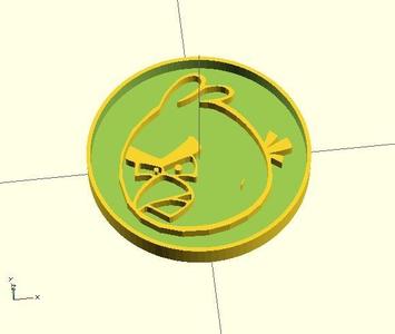 Angry birds cookie cutter