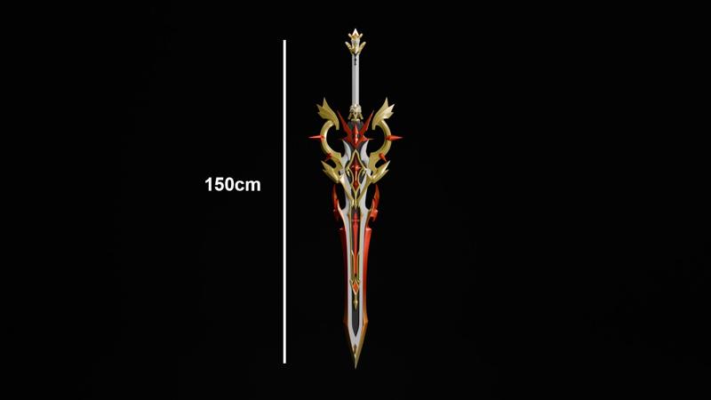 Weapon Skin Genshin 3d Printing