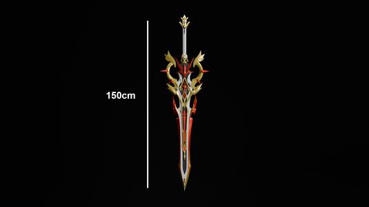 Weapon Skin Genshin 3d Printing