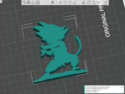 Goku Kameha door stop