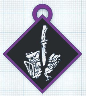 Dead By Daylight Keychain/Keychain - Discordance