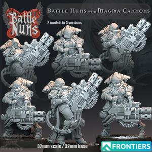 Battle Nuns with Magma Cannons