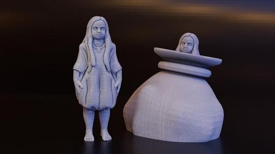 Child Girl NPC, Gertruda/Arabella (DND / TTRPG)