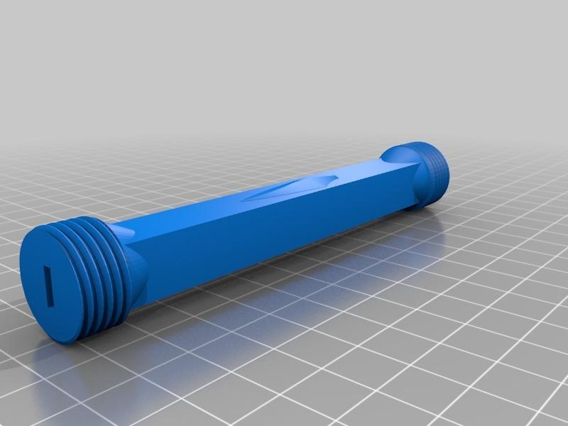 Tesla Valve with shower threads