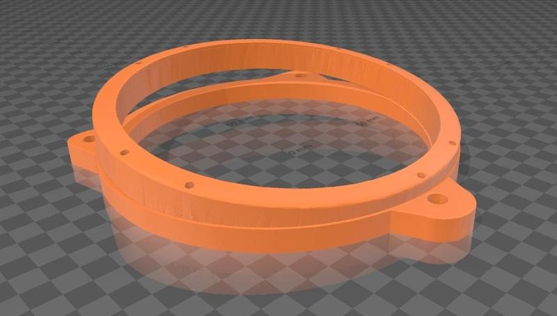 140mm Speaker adapter for Mercedes CLK (internal door)