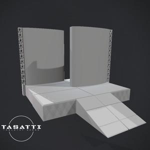 WWE RAW LIVE EVENT Entrance Stage Mattel Action Figure Compatible