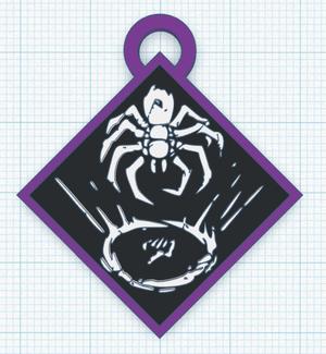 Keychain Dead By Daylight - Invocation: Weaving Spiders