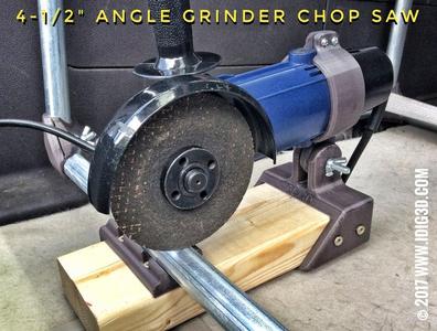 Angle Grinder Chop Saw for EMT Conduit and 2020 Extrusion