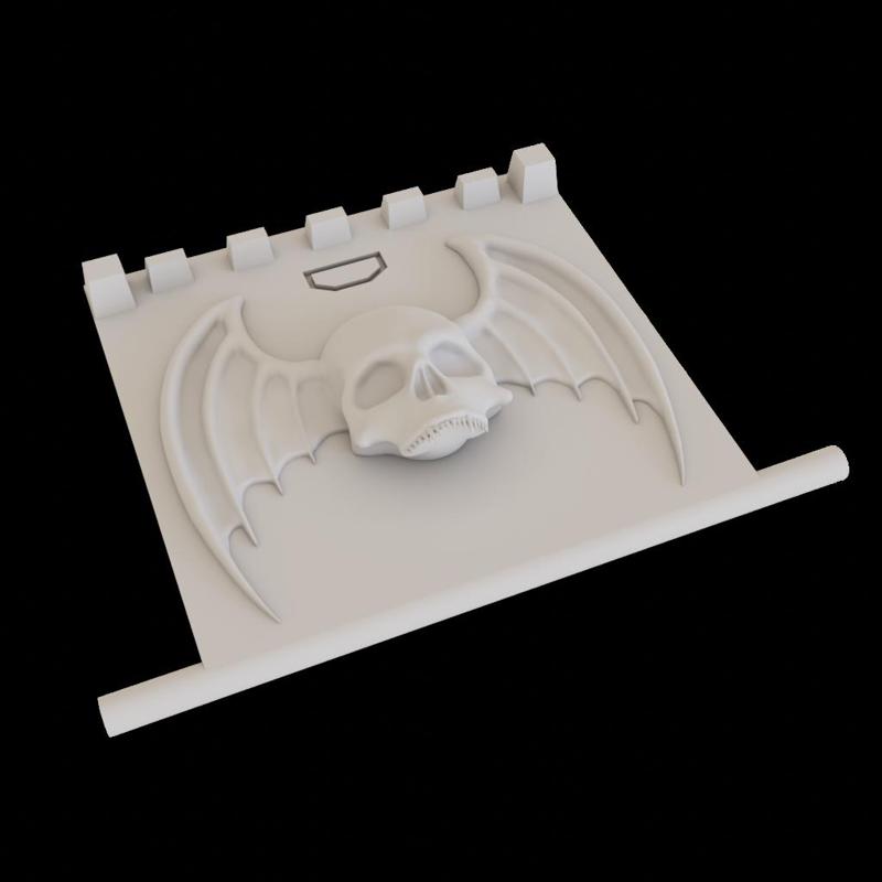 Rhino Rear Door (Night Lords - Sculpted Symbol)