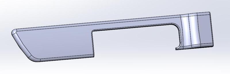 Mercedes-Benz W126 Front Door Decorative Trim (Map)