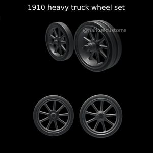 1910 heavy truck wheel set