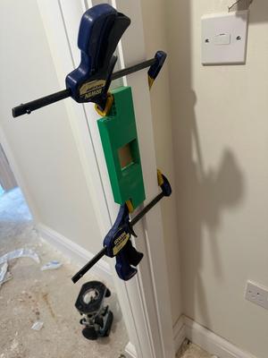 Router Jig for a Latch reciever 58mm