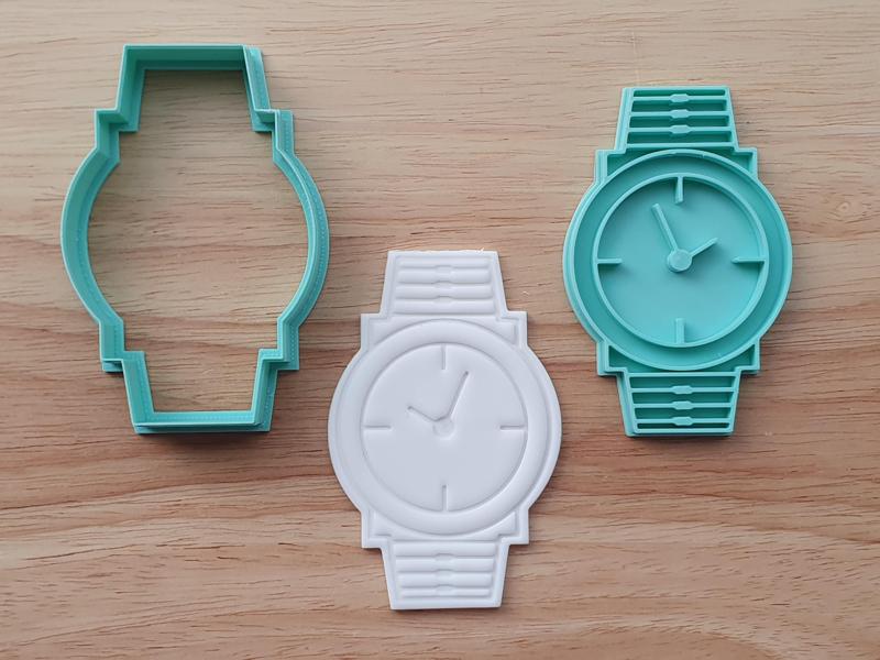Mens Watch Cookie Cutter