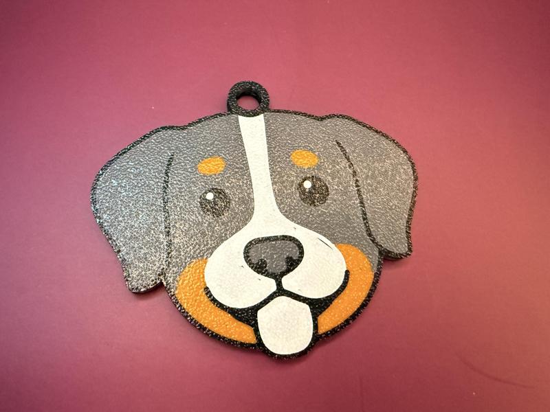 Bernese Mountain keychain