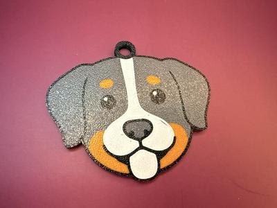 Bernese Mountain keychain