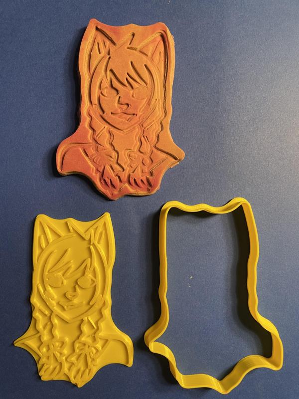 Cat girl cookie cutter