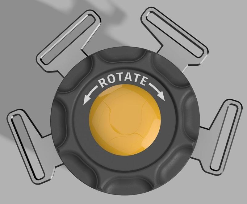 Aviation Rotary Buckle Replica For Home-Cockpits